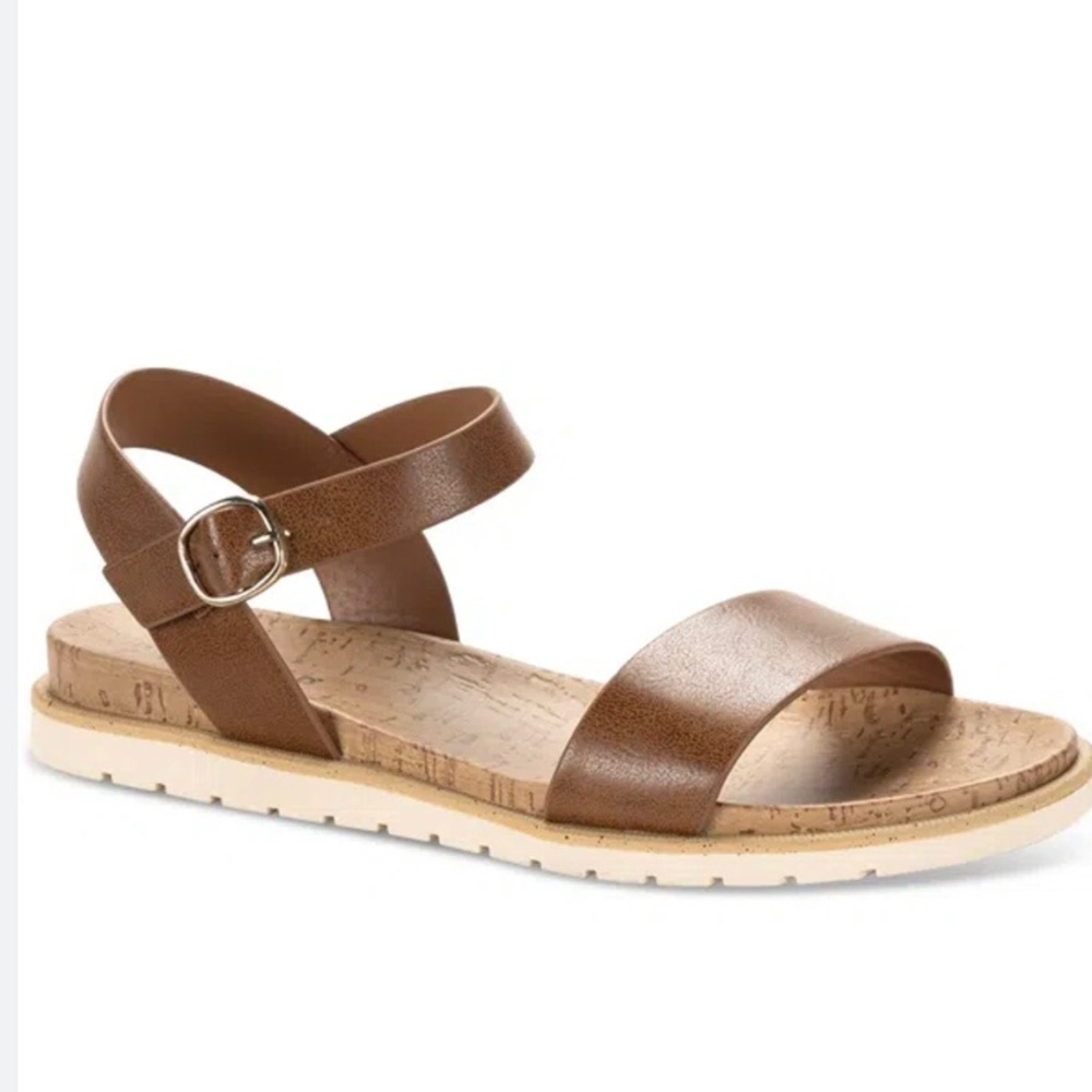 Style & Co Cognac Sandals Sz 12